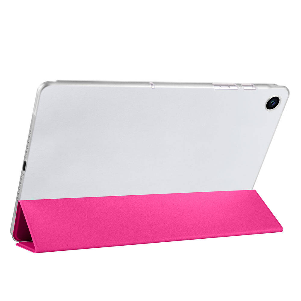 Galaxy Tab A9 Zore Smart Cover Standlı 1-1 Kılıf Kırmızı