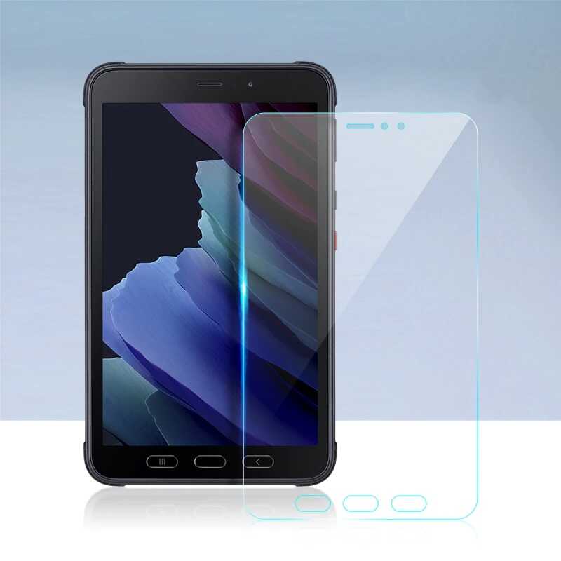 Galaxy Tab Active 3 T577 Zore Tablet Temperli Cam Ekran Koruyucu Renksiz