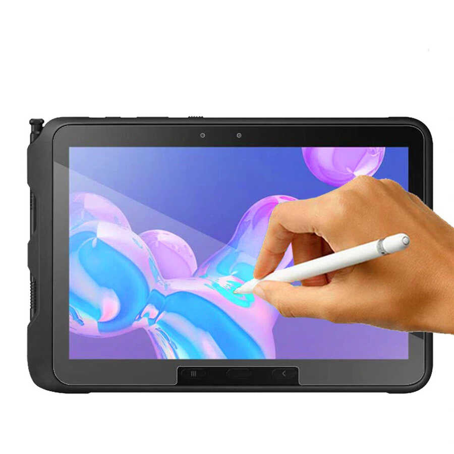 Galaxy Tab Active Pro T547 Zore Tablet Temperli Cam Ekran Koruyucu Renksiz