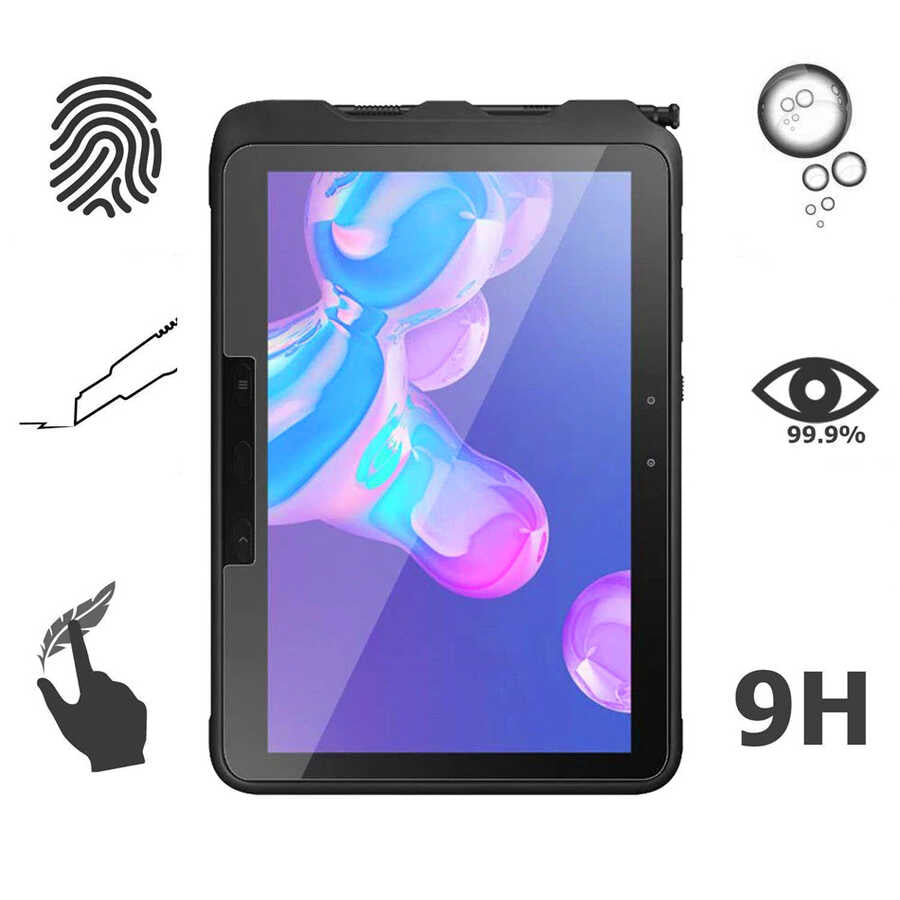 Galaxy Tab Active Pro T547 Zore Tablet Temperli Cam Ekran Koruyucu Renksiz