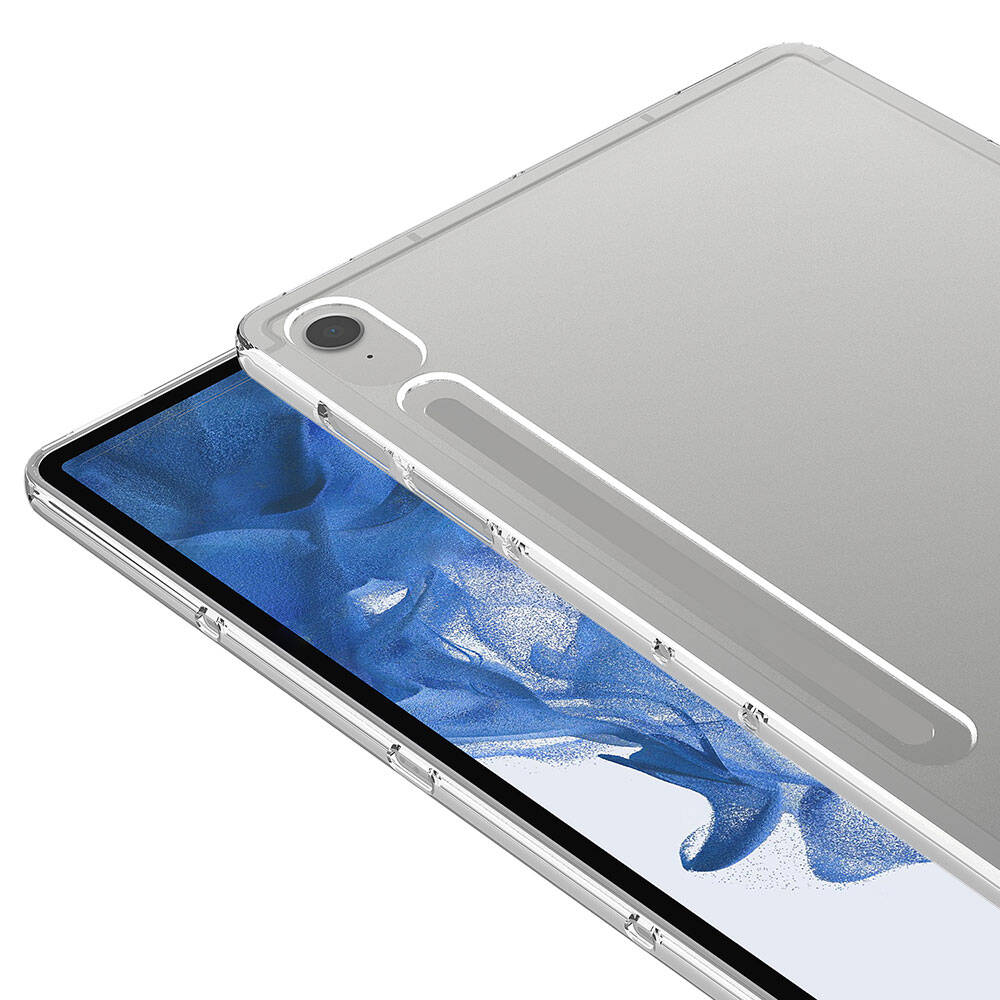 Galaxy Tab S10 FE Kılıf Zore Tablet Süper Silikon Kapak Renksiz