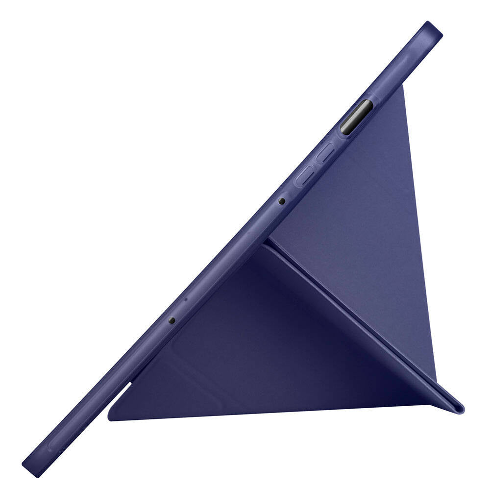 Galaxy Tab S10 FE Kılıf Zore Tri Folding Kalem Bölmeli Standlı Kılıf Lila