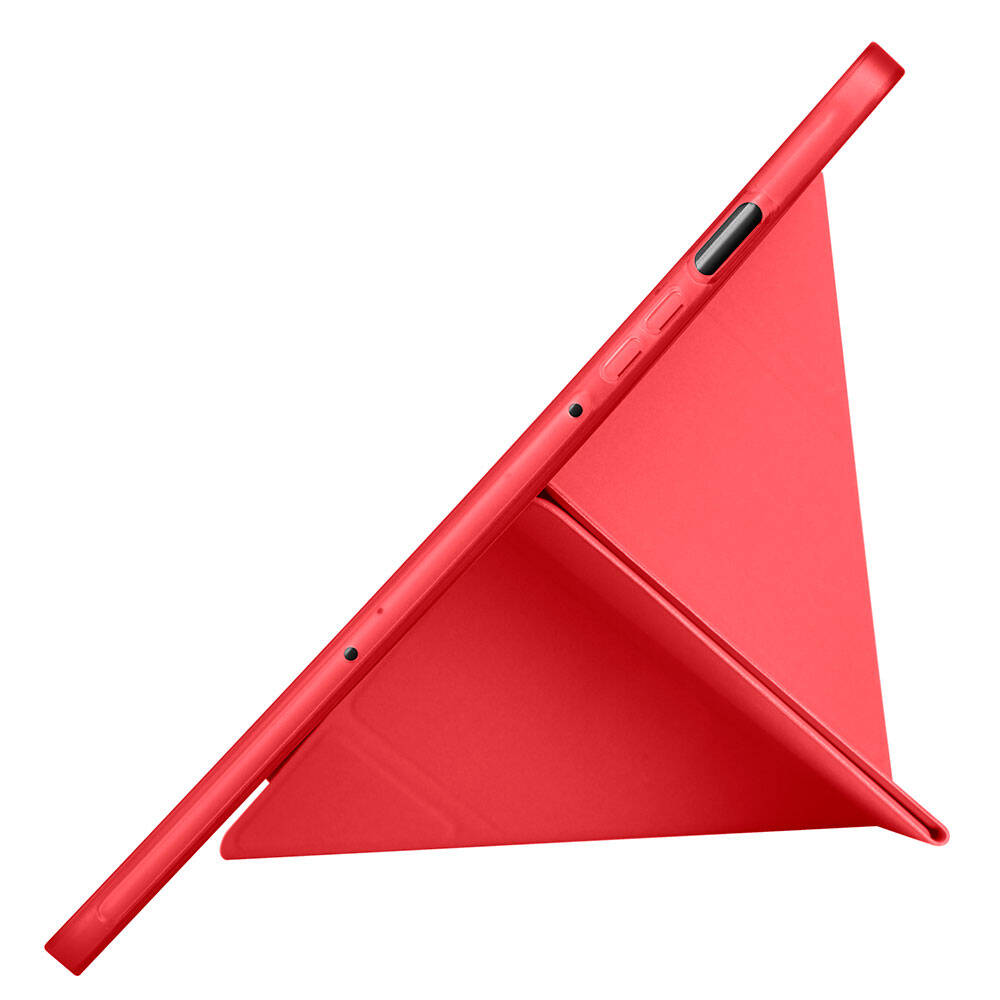 Galaxy Tab S10 FE Kılıf Zore Tri Folding Kalem Bölmeli Standlı Kılıf Lila