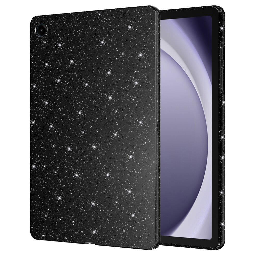Galaxy Tab S10 FE Simli Parlak Görünümlü Zore Tablet Koton Kılıf Derin Mor