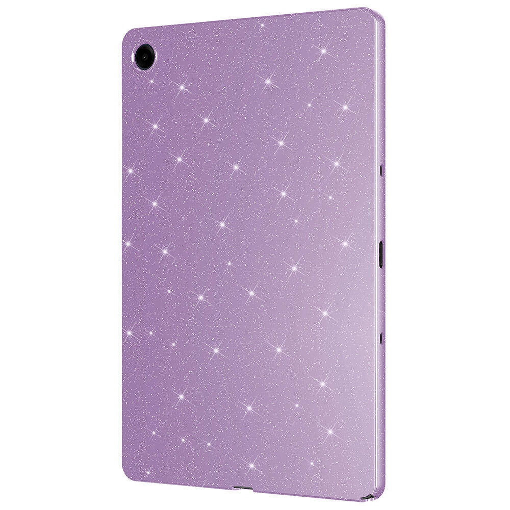Galaxy Tab S10 FE Simli Parlak Görünümlü Zore Tablet Koton Kılıf Derin Mor