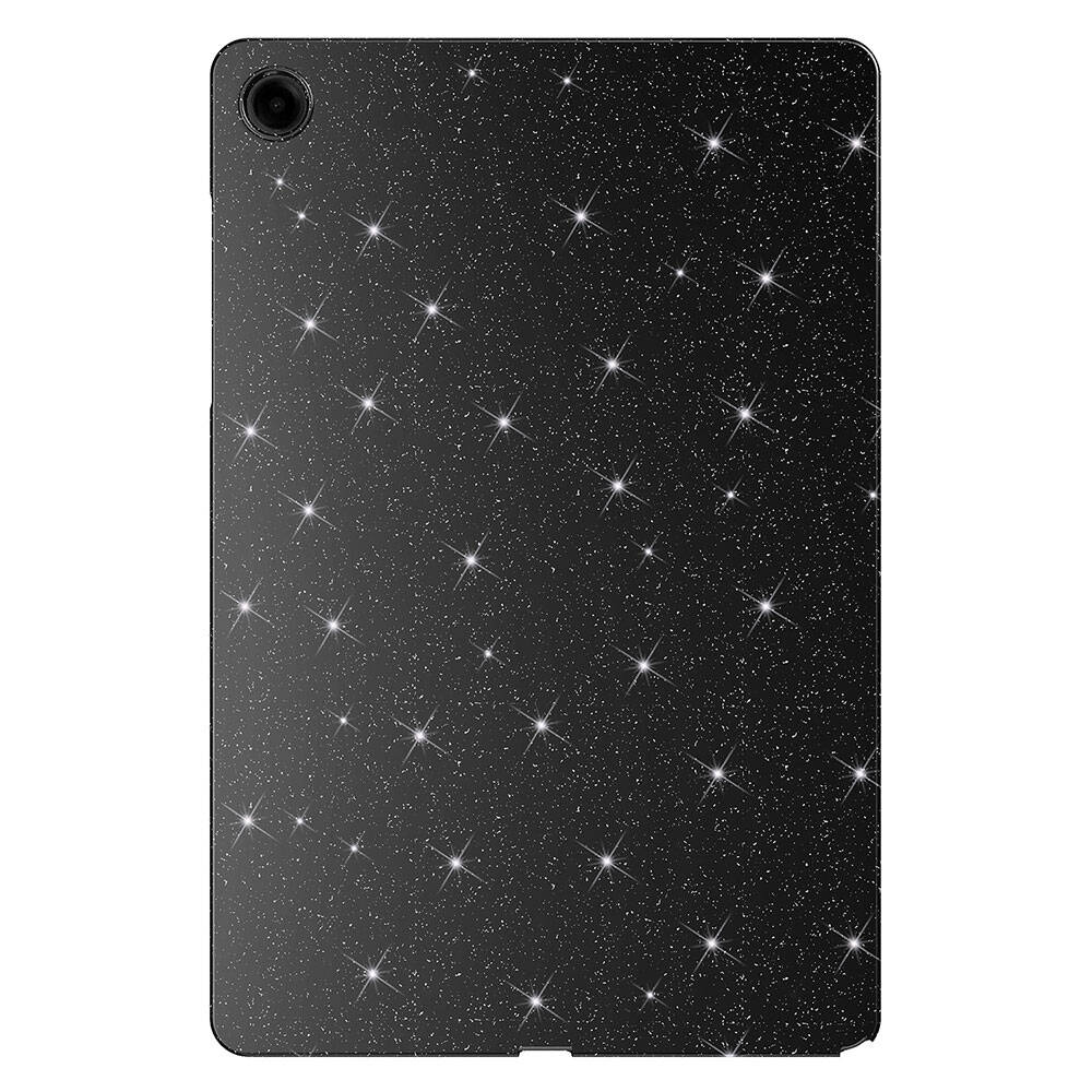 Galaxy Tab S10 FE Simli Parlak Görünümlü Zore Tablet Koton Kılıf Siyah