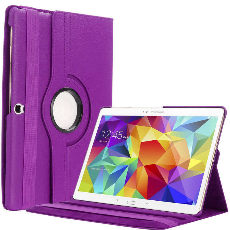 Galaxy Tab S3 9.7 T820 Zore Dönebilen Standlı Kılıf Mor