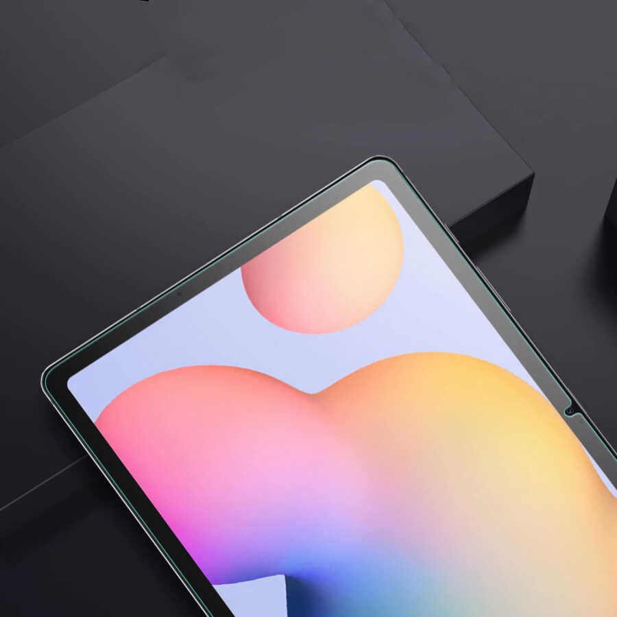 Galaxy Tab S7 Plus T970 Zore Tablet Temperli Cam Ekran Koruyucu Renksiz
