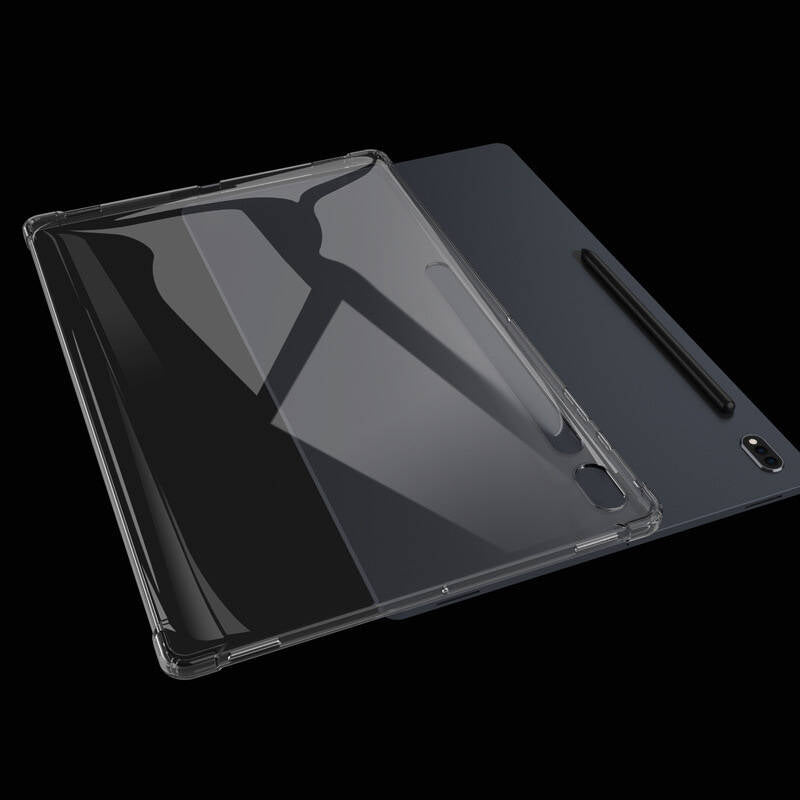 Galaxy Tab S8 Plus Kılıf Zore Tablet Nitro Anti Shock Silikon Kapak Renksiz