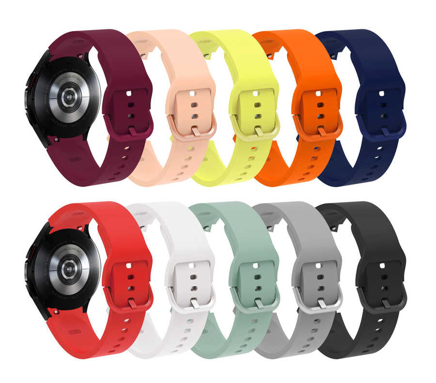 Galaxy Watch 4 Classic 46mm KRD-50 Silikon Kordon Gri