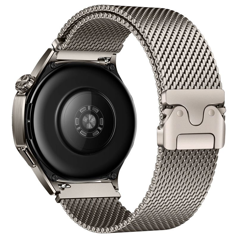 Galaxy Watch 46mm Zore KRD-25 Metal Hasır Kordon Gri