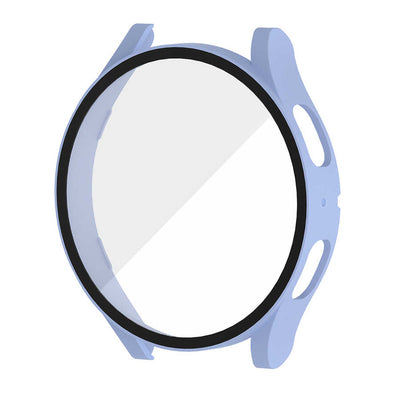 Galaxy Watch 5 40mm Sert PC Kasa ve Ekran Koruyucu Zore Watch Gard 14 Mavi Açık