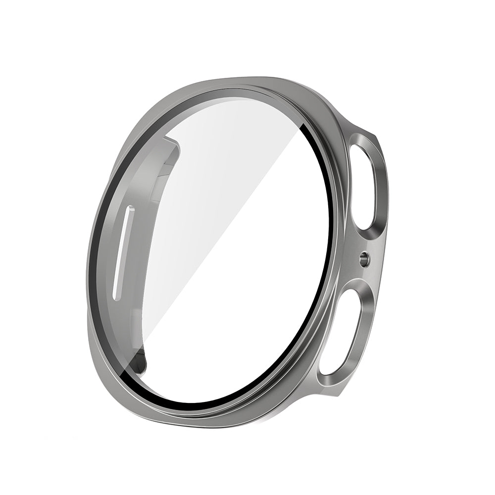 Galaxy Watch 8 40mm Sert PC Kasa ve Ekran Koruyucu Zore Watch Gard 38 Starlight