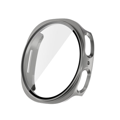 Galaxy Watch 8 40mm Sert PC Kasa ve Ekran Koruyucu Zore Watch Gard 38 Lacivert