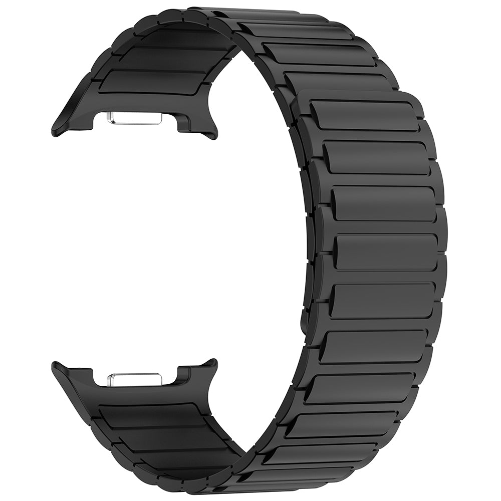 Galaxy Watch 8 Zore KRD-146 Silikon Kordon Strap Kayış Starlight-Turuncu