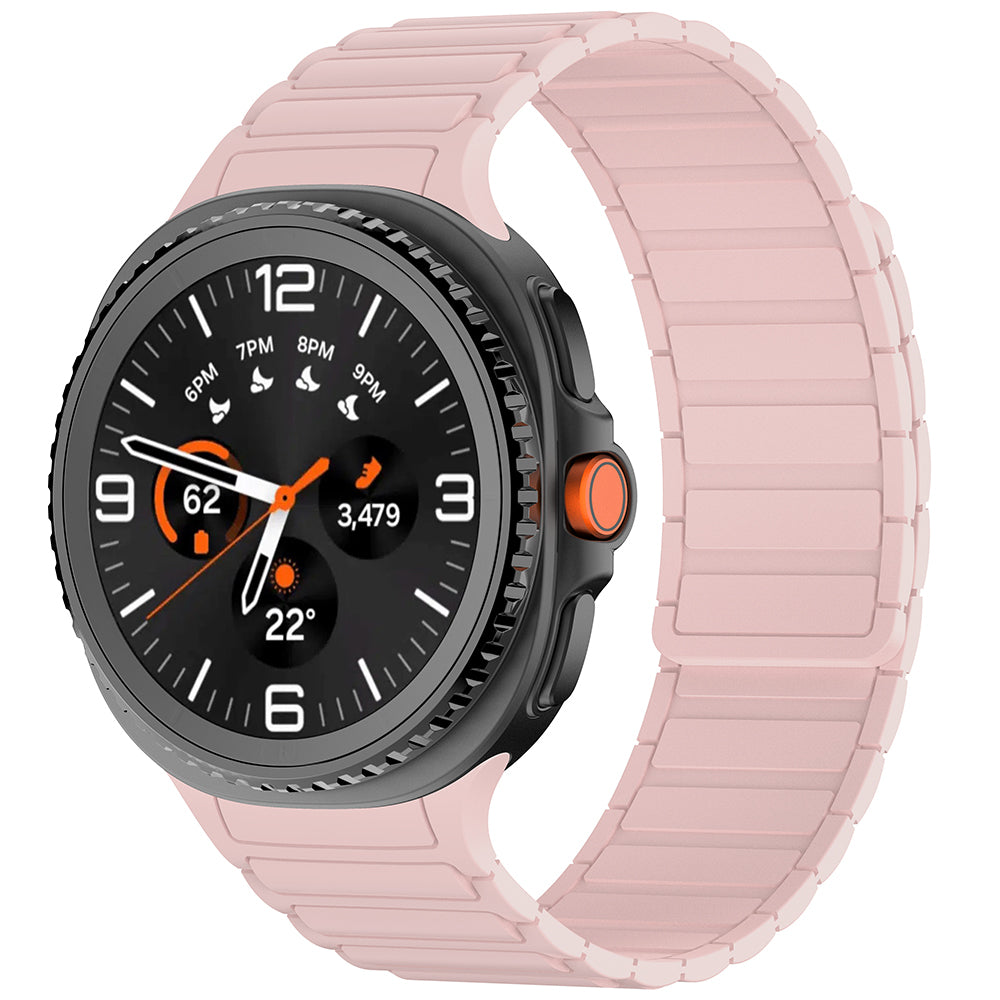 Galaxy Watch 8 Zore KRD-146 Silikon Kordon Strap Kayış Pembe