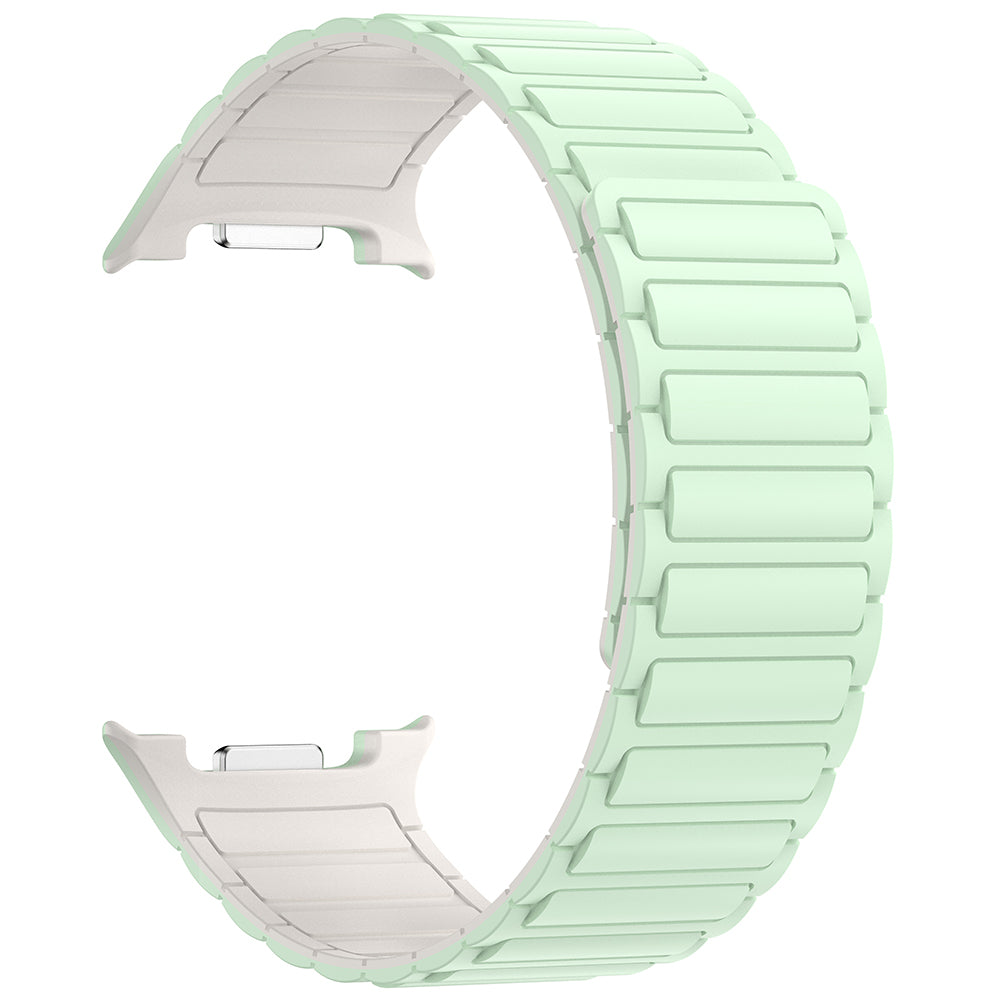 Galaxy Watch 8 Zore KRD-146 Silikon Kordon Strap Kayış Starlight-Turuncu