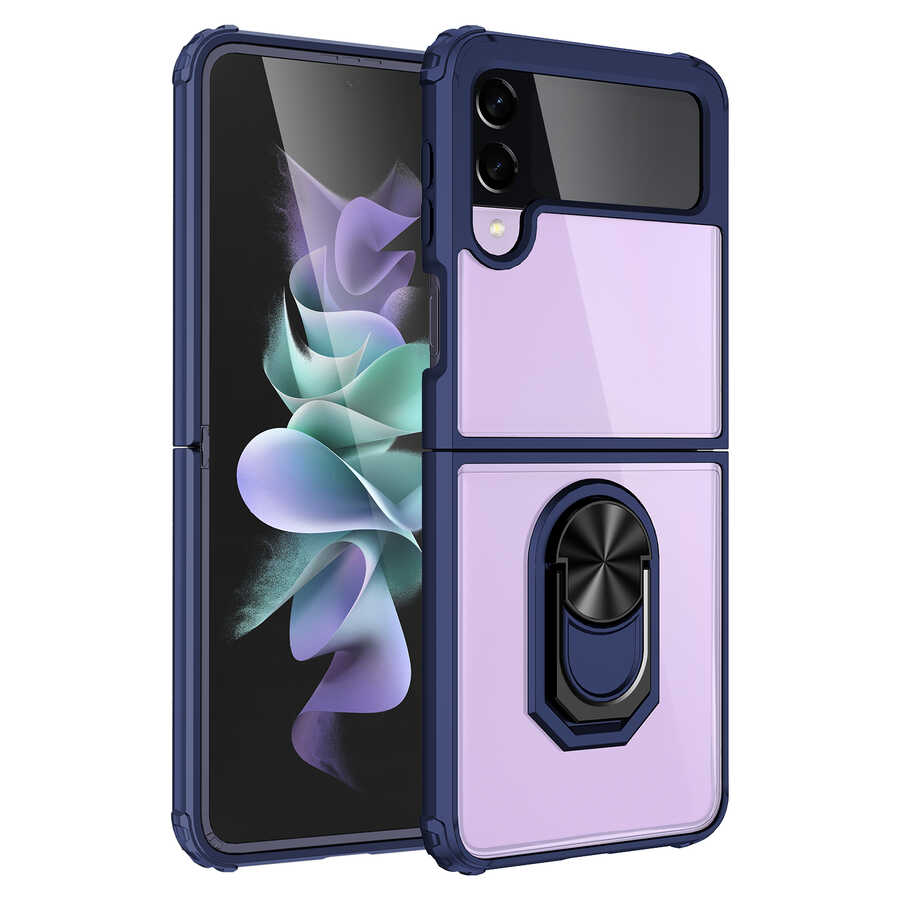 Galaxy Z Flip 4 Kılıf Zore Mola Kapak Siyah