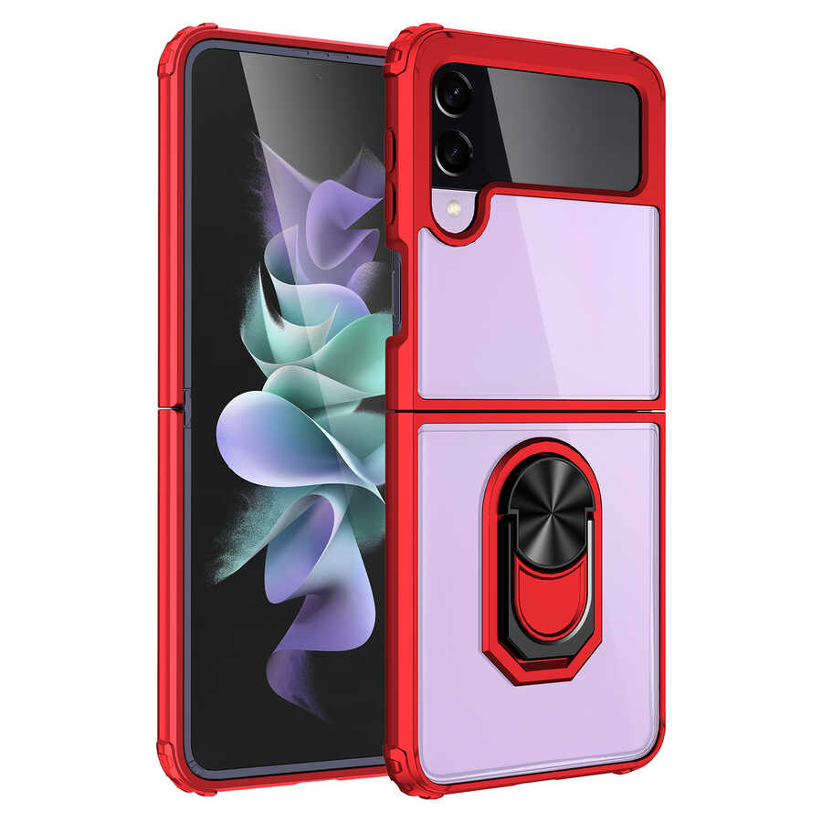 Galaxy Z Flip 4 Kılıf Zore Mola Kapak Siyah