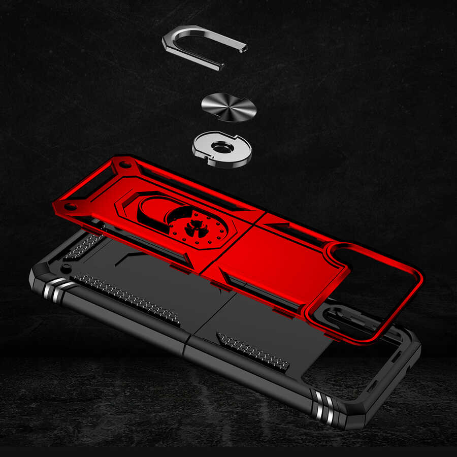 Galaxy Z Flip 4 Kılıf Zore Vega Kapak Siyah