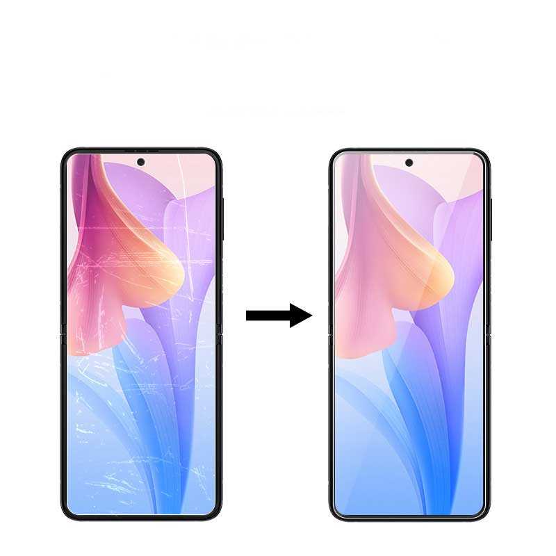 Galaxy Z Flip 4 Zore Narr Tpu Ön Arka Body Ekran Koruyucu Renksiz