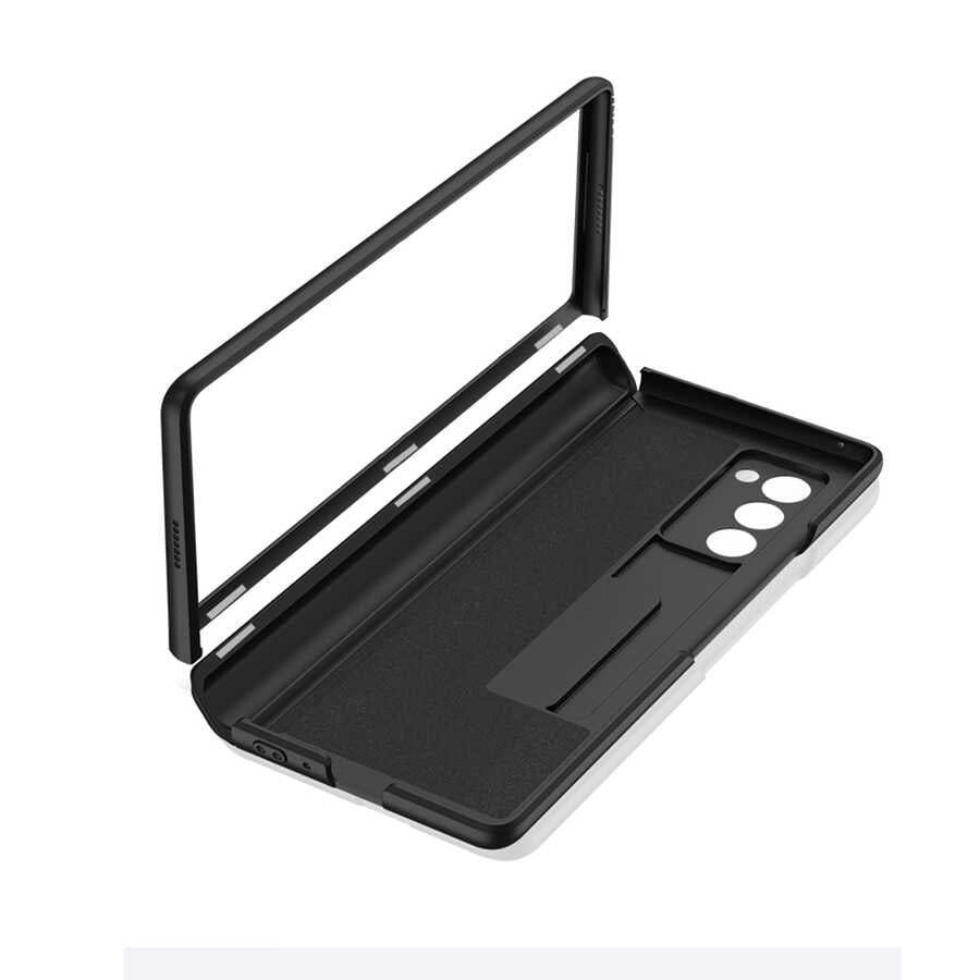 Galaxy Z Fold 2 Kılıf Zore M-Magnet Kılıf Siyah
