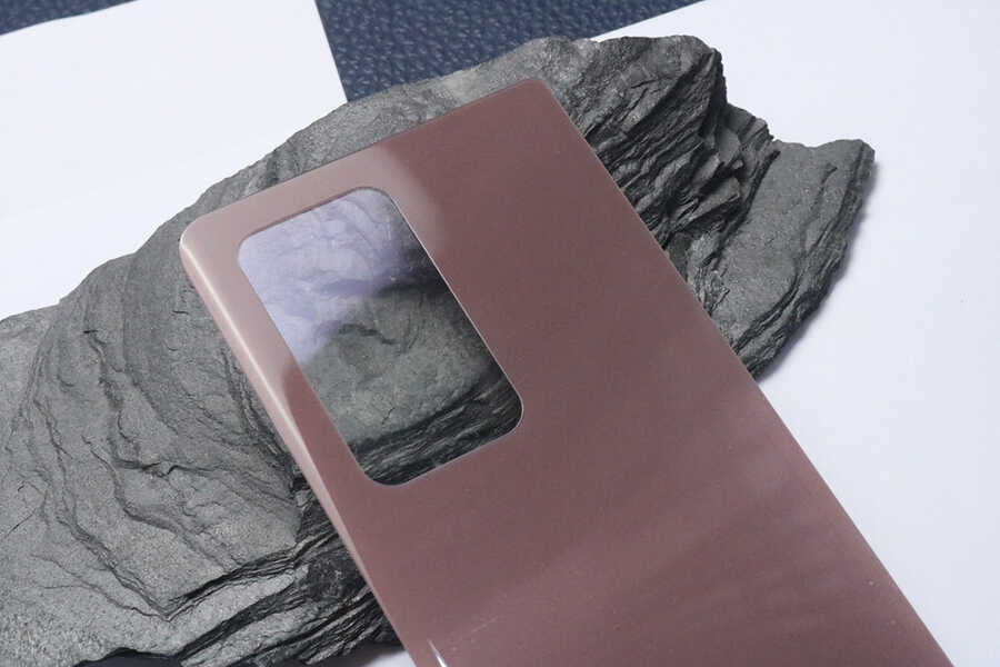 Galaxy Z Fold 2 Zore Ön Arka 5D Full Yapışkanlı Temperli Ekran Koruyucu Gold