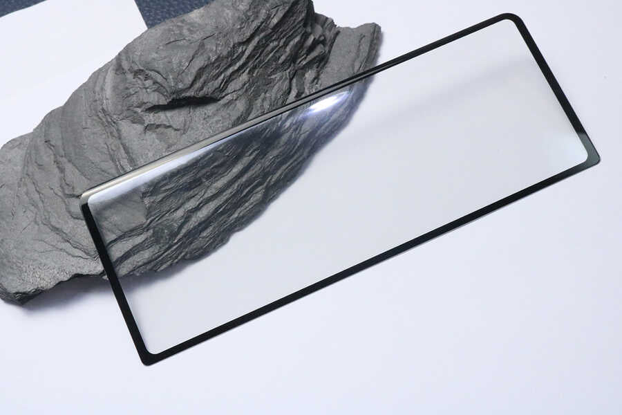 Galaxy Z Fold 2 Zore Ön Arka 5D Full Yapışkanlı Temperli Ekran Koruyucu Siyah