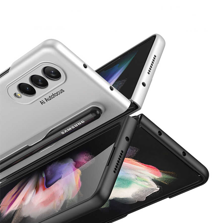 Galaxy Z Fold 3 Kılıf Zore Espen Kılıf Siyah