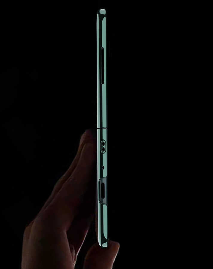 Galaxy Z Fold 3 Kılıf Zore Kıpta Kapak Gold