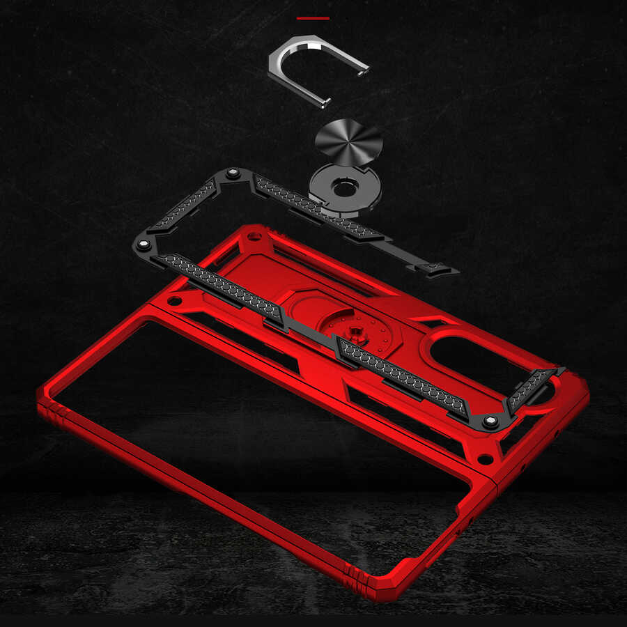 Galaxy Z Fold 3 Kılıf Zore Vega Kapak Gri