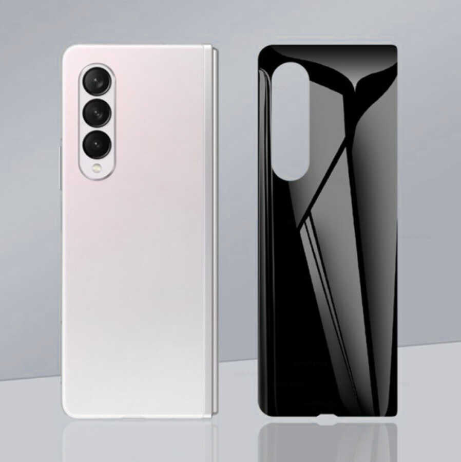 Galaxy Z Fold 3 Zore 2.5D Glass Ekran Koruyucu Siyah