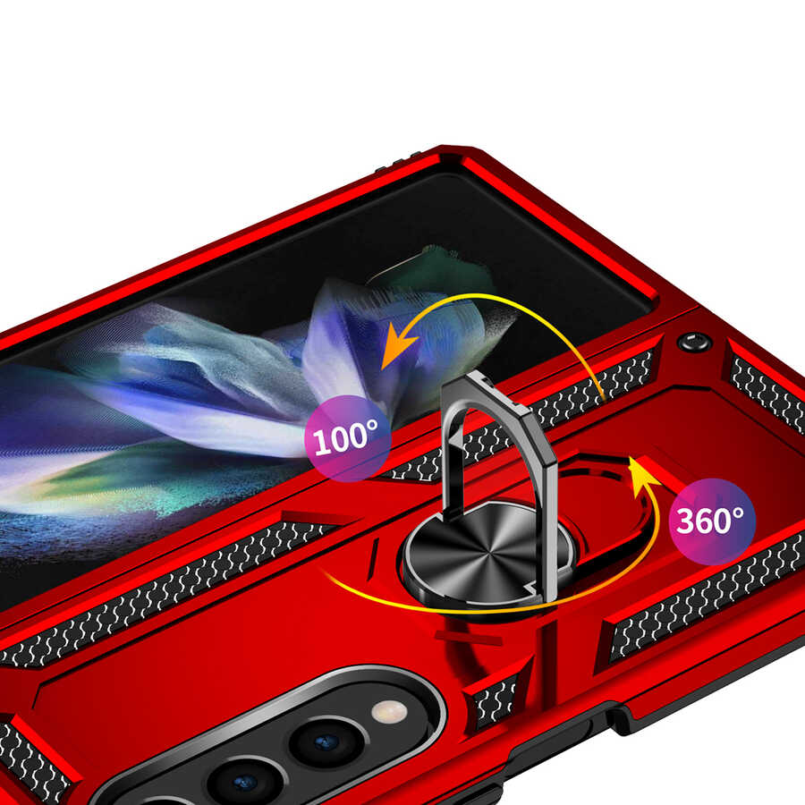 Galaxy Z Fold 4 Kılıf Zore Vega Kapak Mavi