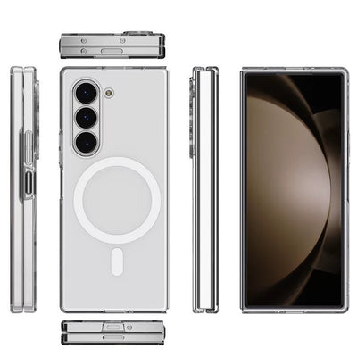 Galaxy Z Fold 6 Kılıf Kamera Korumalı M-safe Sert PC Zore Porto Kapak Şeffaf