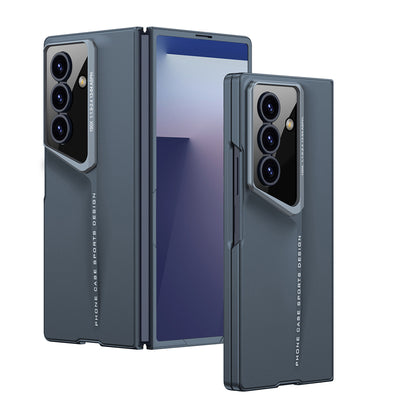 Galaxy Z Fold 7 Kılıf Ultra İnce Kamera Korumalı Sert Rubber Zore Procase Kapak Titanyum-Gri
