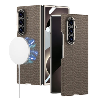 Galaxy Z Fold 8 Ultra Kılıf M-safe Şarj Özellikli Zore Kıpta KPT-11 Sert PC Kapak