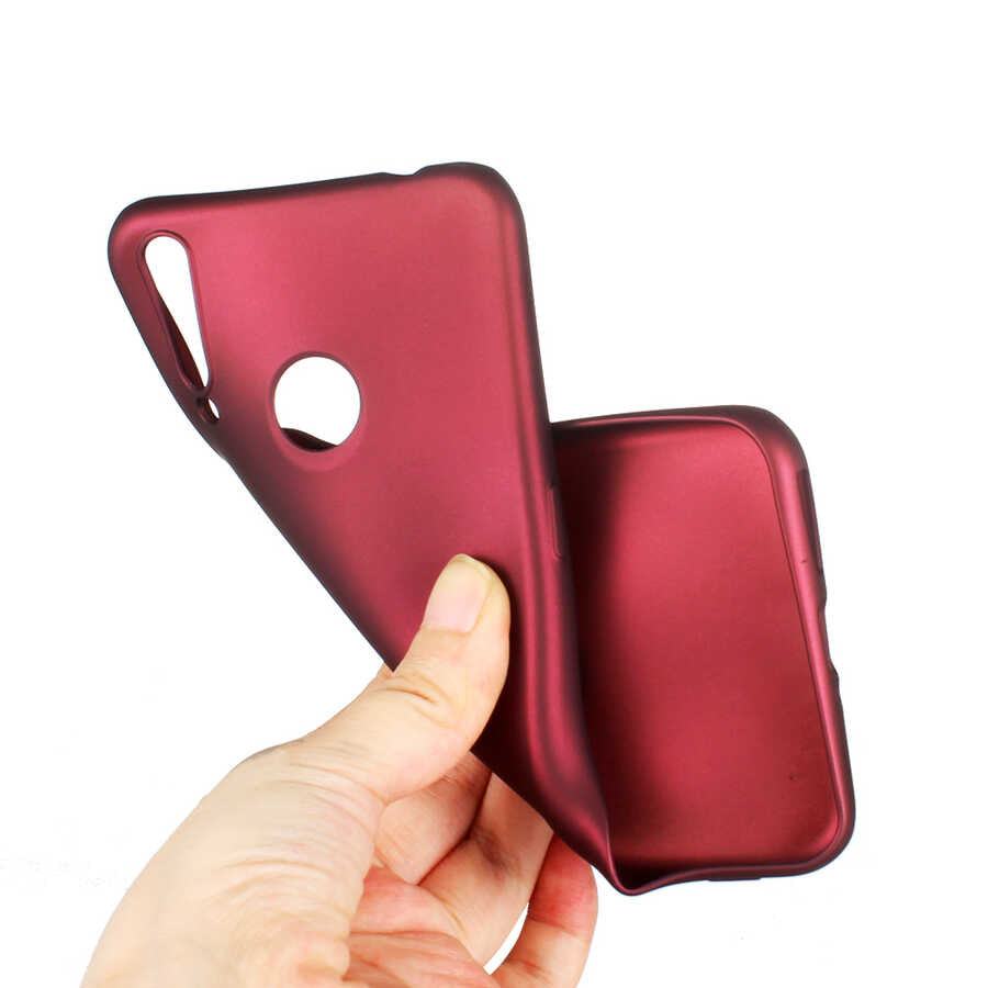 General Mobile 10 Kılıf Zore Premier Silikon Kapak Mürdüm