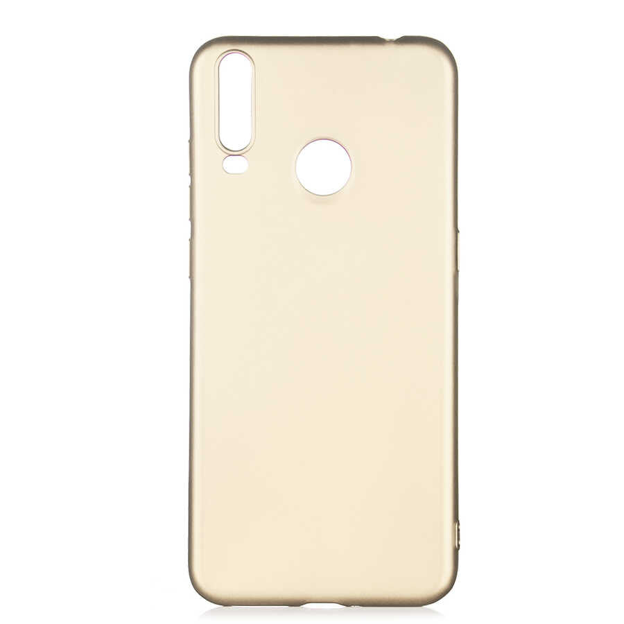 General Mobile 10 Kılıf Zore Premier Silikon Kapak Gold