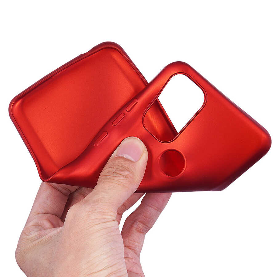 General Mobile 21 Plus Kılıf Zore Premier Silikon Kapak Kırmızı