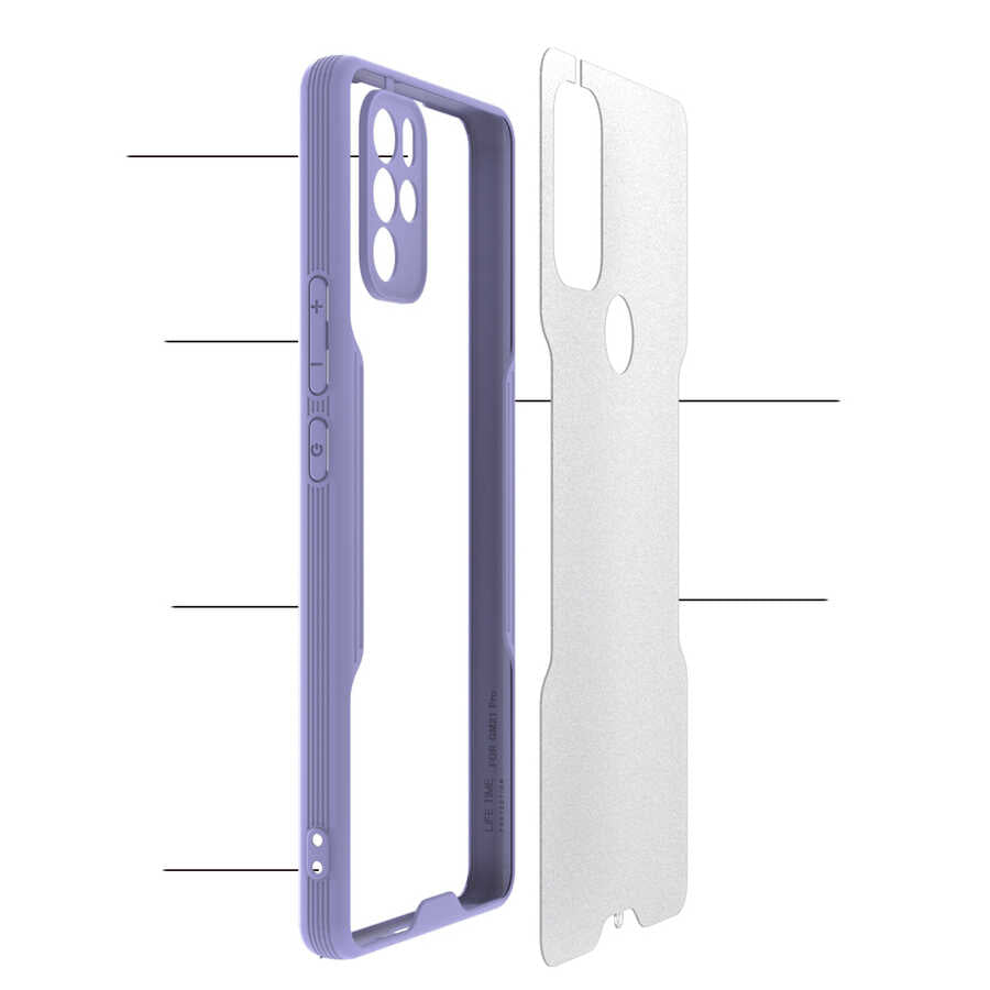 General Mobile 21 Pro Kılıf Zore Parfe Kapak Pembe