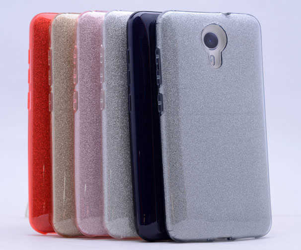 General Mobile 4G Android One Kılıf Zore Shining Silikon Gümüş