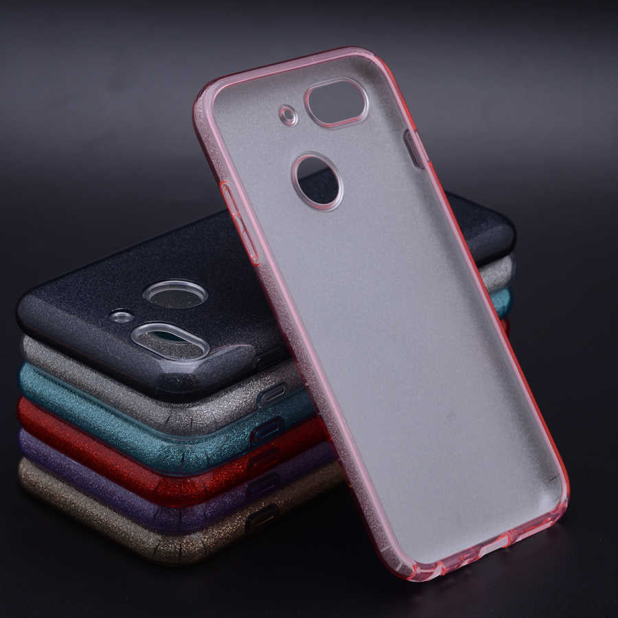 General Mobile 8 Go Kılıf Zore Shining Silikon Rose Gold