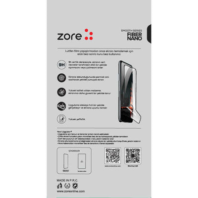 General Mobile 8 Zore Fiber Nano Ekran Koruyucu Siyah