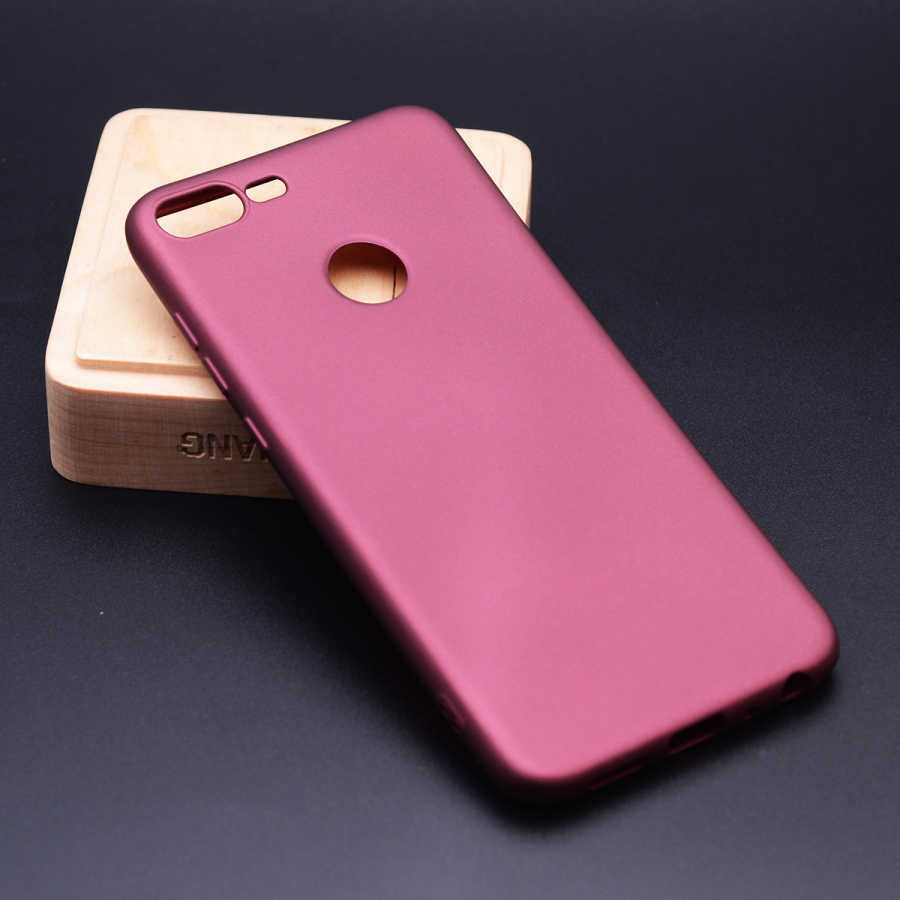 General Mobile 8 Go Kılıf Zore Premier Silikon Kapak Mürdüm