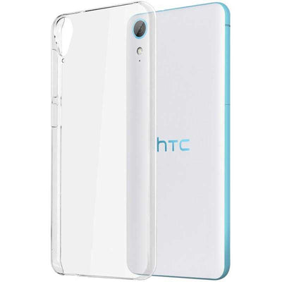 HTC Desire 820 Kılıf Zore Süper Silikon Kapak Renksiz