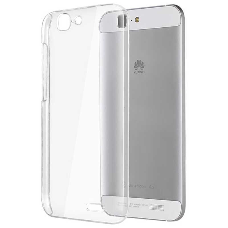 Huawei Ascend G7 Kılıf Zore Süper Silikon Kapak Renksiz
