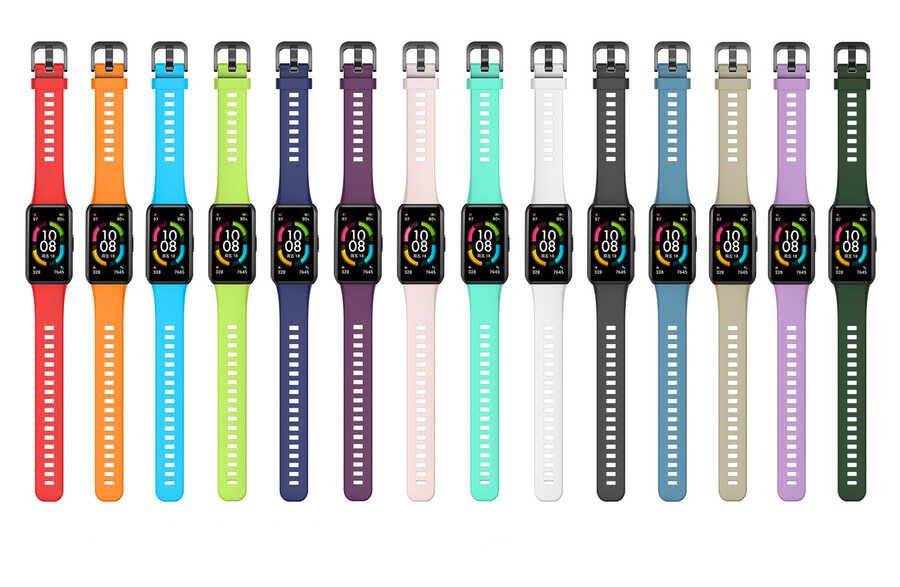 Huawei Band 6 Zore KRD-47 Silikon Kordon Yeşil