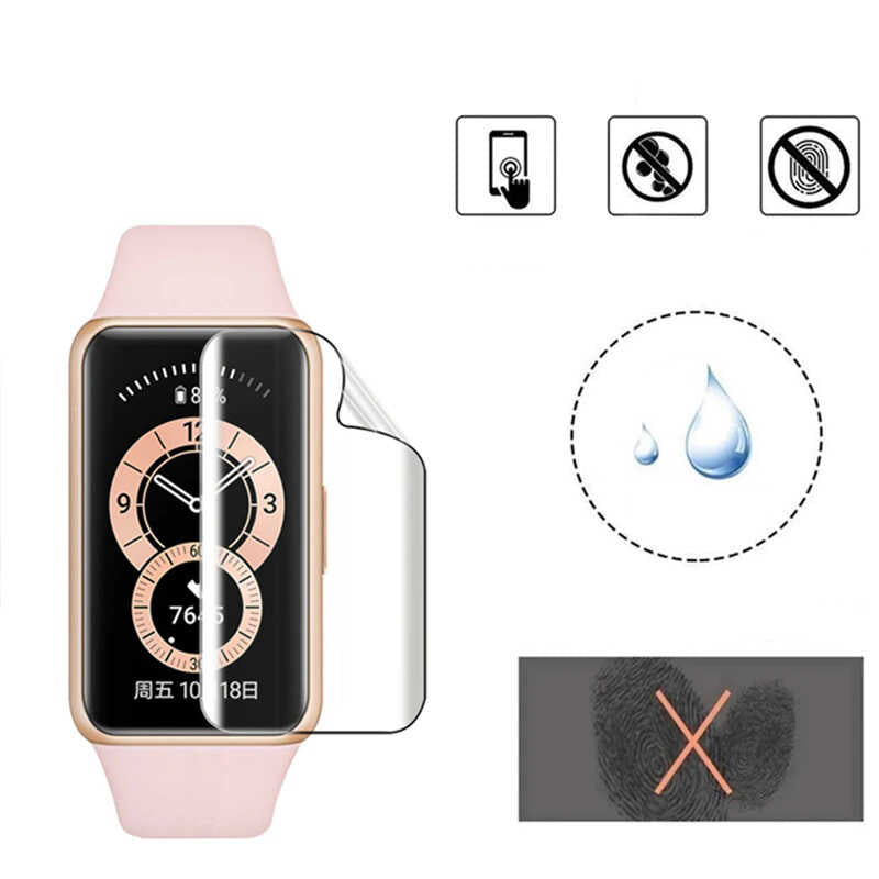 Huawei Band 6 Zore Narr Tpu Body Ekran Koruyucu Renksiz