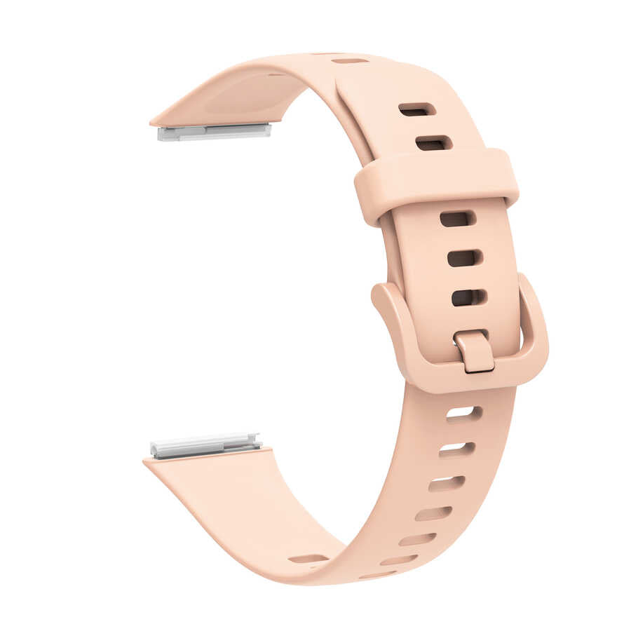 Huawei Band 7 KRD-71 Silikon Kordon Pembe Açık
