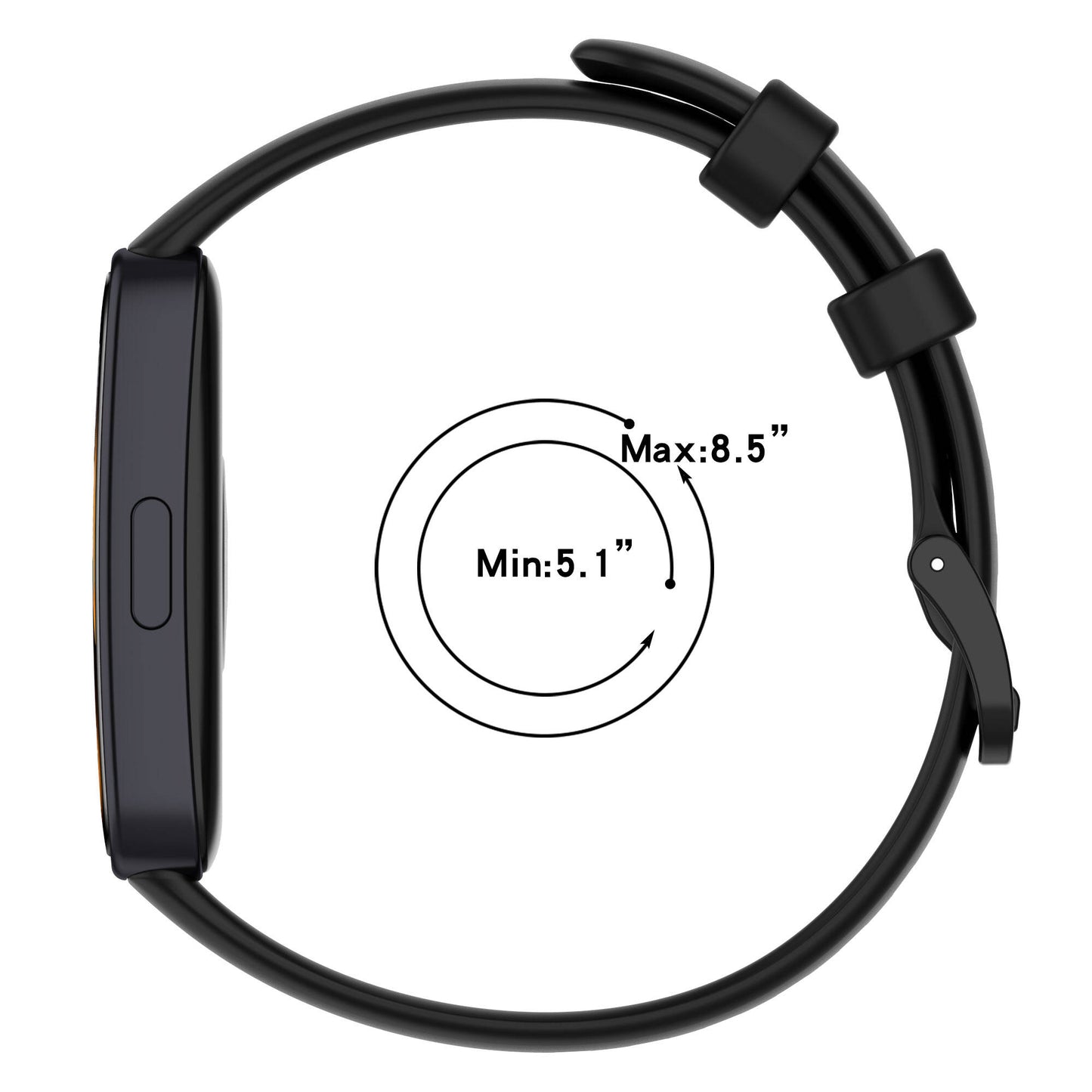 Huawei Band 8 Zore Klasik Kordon Turuncu